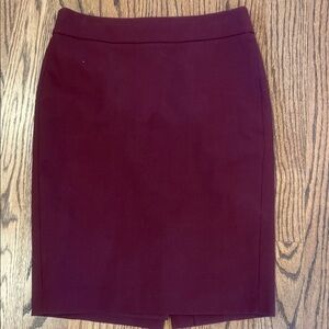 Ann Taylor Rich Maroon Skirt